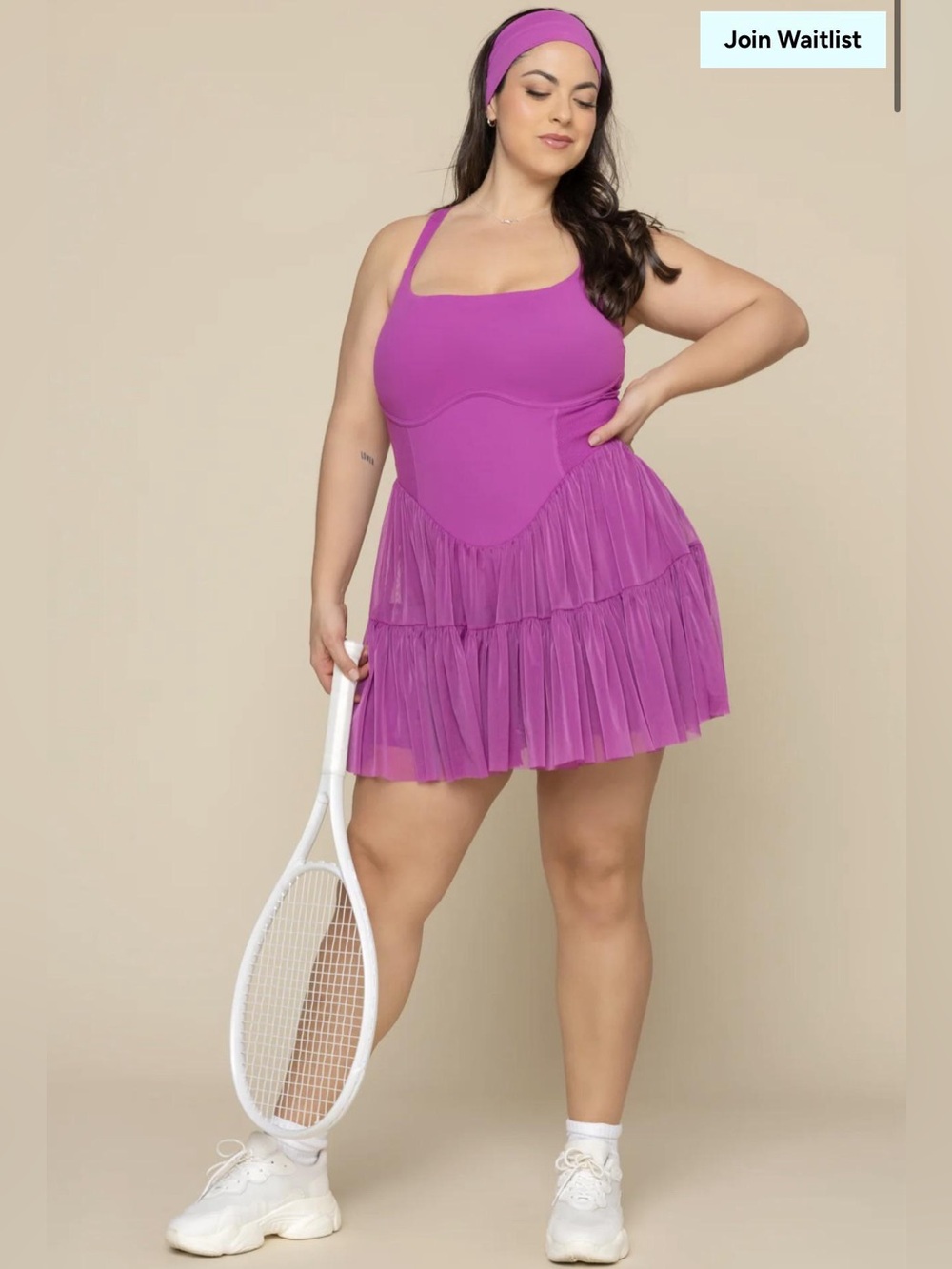 POPFLEX Pink Corset Pirouette Mini Athletic Dress Womens Size Large
